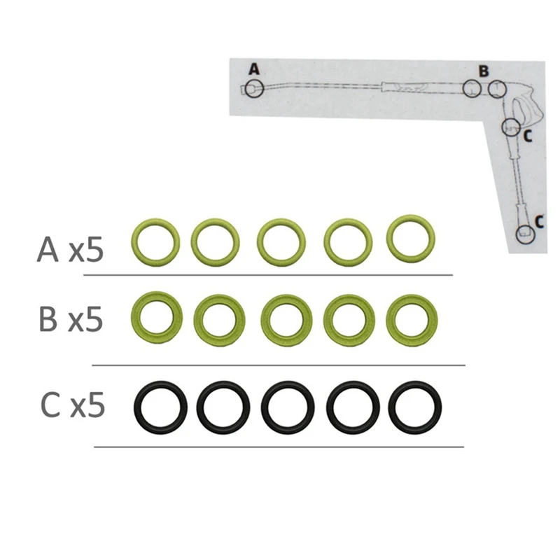 30X O-Ring Sealing Ring For KARCHER High Pressure Washer Professional Pressure Washer Spare Set Seals TR 2.880-001.0 CNIM Hot