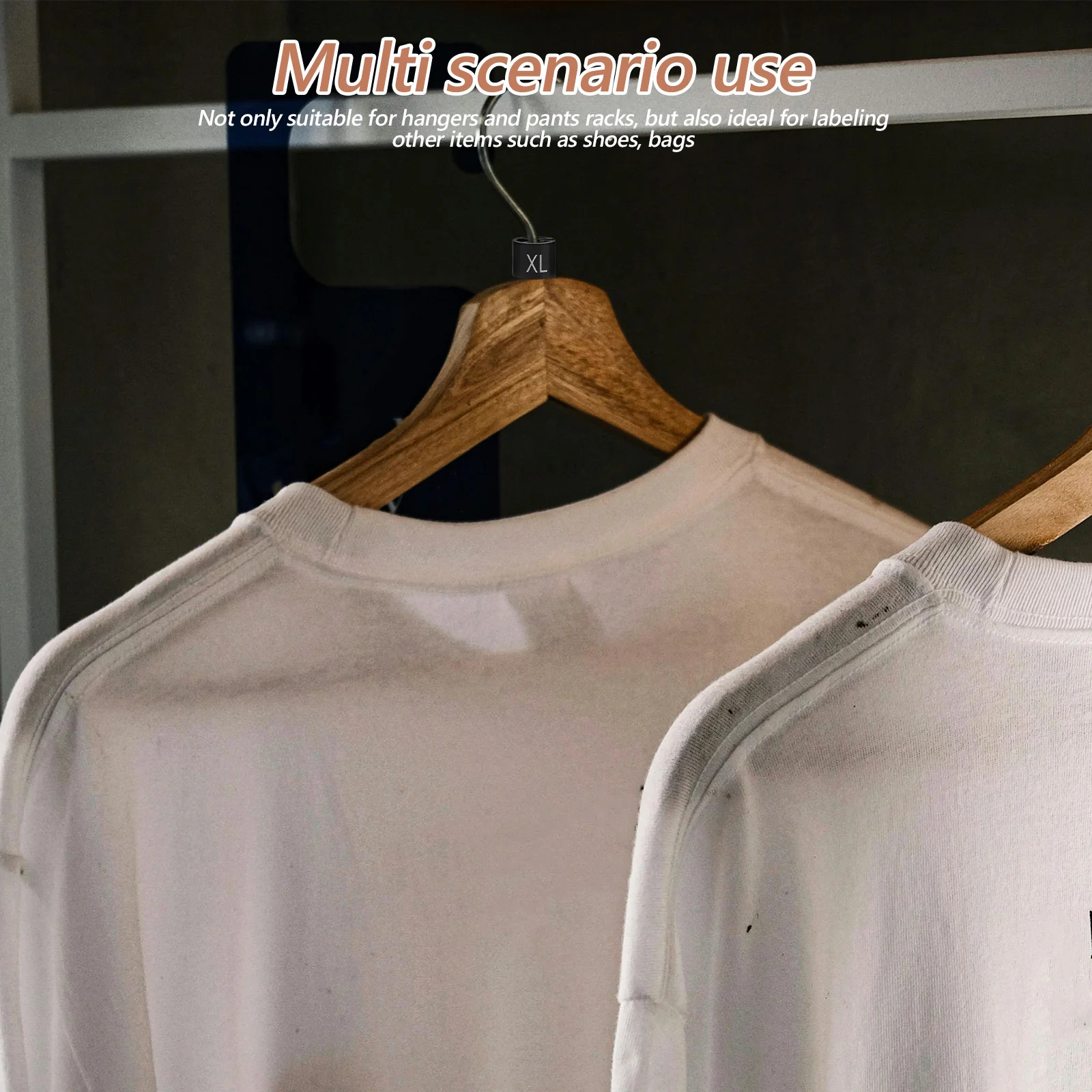 

180pcs Size Ring Garment Tags Pants Rack Hanger Plastic Mini Clips Clothing Markers Versatile Durable Easy