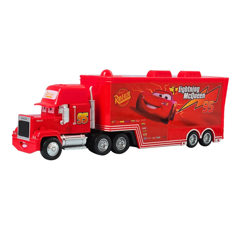 Disney Pixar Cars 2 Lightning McQueen Mack Truck Jackson Storm Chick Hicks cruz ramirez Alloy fritter Frank Toy lorry 3 kid Gift