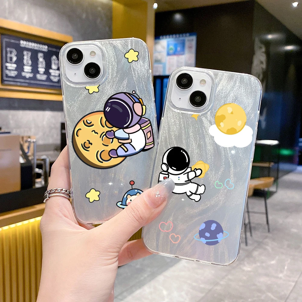 Matte Cartoon Hey Astronaut Phone Case FOR OPPO REALME A1K Q C3 I C2 NOTE 50 NARZO 60 X N55 N53 50 I A 40 30 20 10 A PRO PRIME