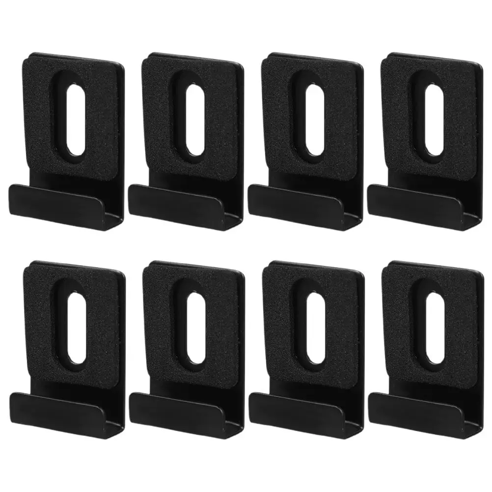8Pcs Sturdy Metal Mirror Clips with Wide Channel for Heavy Mirrors Wall Mounting Hardware Mirror Brackets for Display