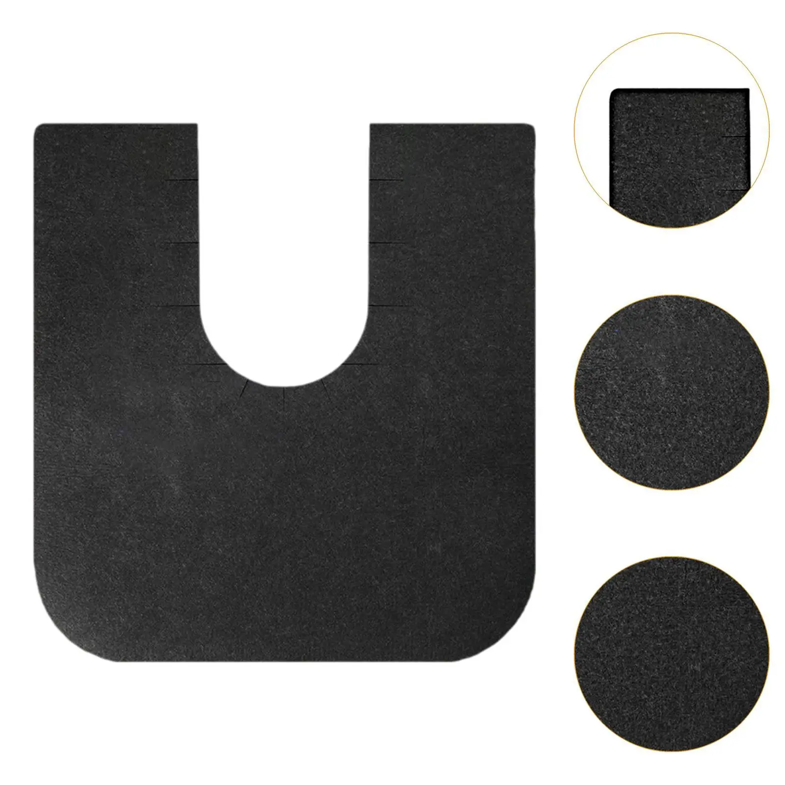 6x Bathroom Rugs Portable Anti Slip Bath Rugs for Home Decor Hotel Apartment