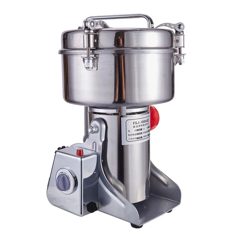 Electric Wheat Nuts Rice Grain Flour Cocoa Mill Grinder Dry Grain Powder Pulverizer Spice Beans Coffee Grinding Machine