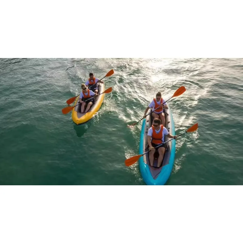 High-Pressure PVC Inflatable Kayak, Lightweight Canoe for Water Sports 2025