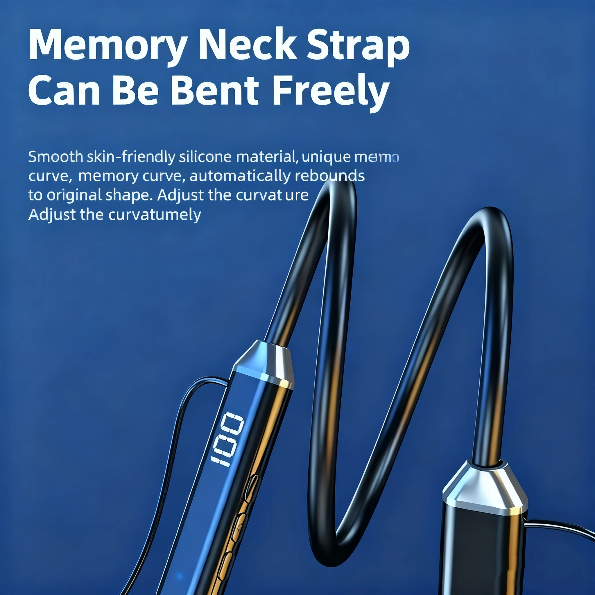 Novo esporte neckband fone de ouvido sem fio audífonos bluetooth inalámbrico jogos display led fones de ouvido para xiaomi huawei