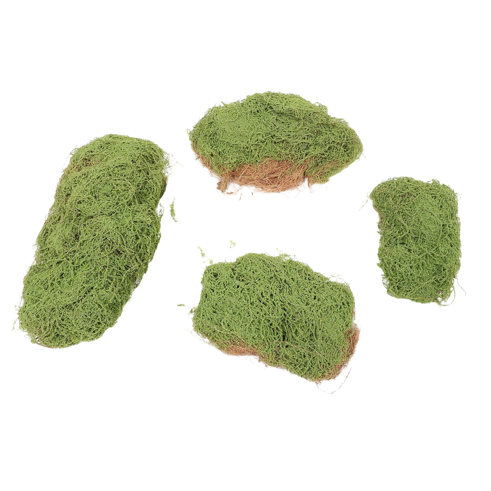 

4Pcs Artificial Moss Stones Faux Mossy Stone Decorative Artificial Moss Ball for Indoor Plant Decoration DIY Micro Landscape