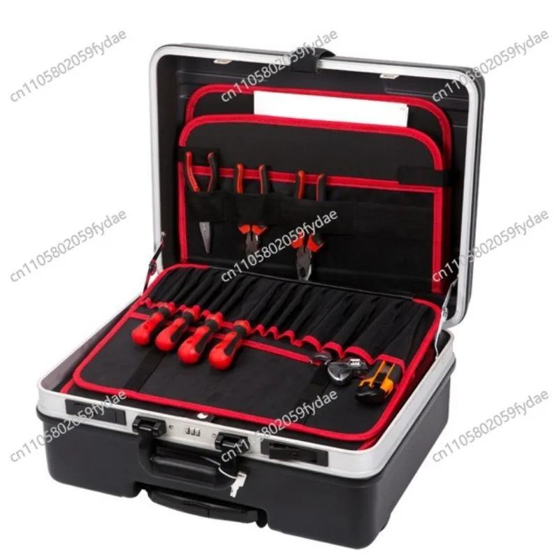 Toolbox Trolley case Factory direct sales Roller type combination lock Multifunctional instrument case Heavy duty handle case