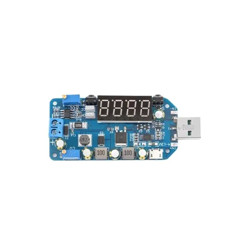 15W USB Adjustable Boost Power Supply Charging Module 5V to 3.3V9V12V24V30V Router DP2