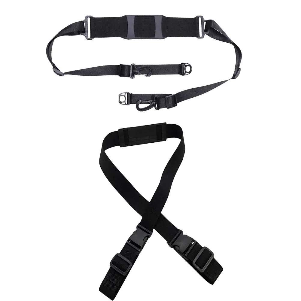 

2pcs Scooter Shoulder Strap Black Strong Nylon Belt Wide Pad Adjustable for Electric Skateboard Bike Roller Sports Accessories