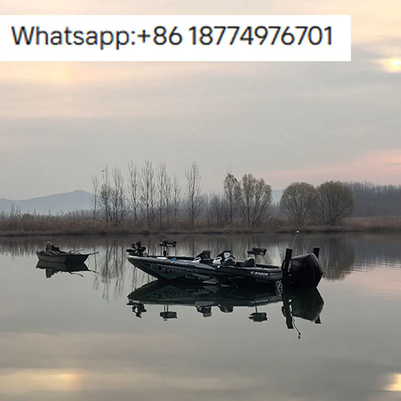 New Arrival CE Console Aluminum Sport Yacht Bass Fishing Boat with Motor Light Weight Stable High-Speed 3-Person Capacity