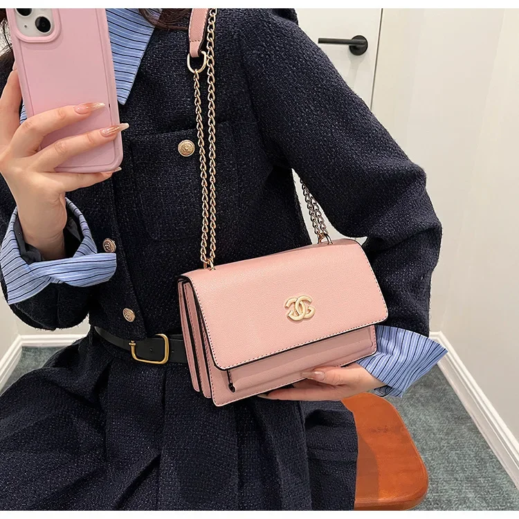 Luxury Women's Bag 2025 New Fashion Versatile Chain Shoulder Crossbody Small Square Bag Cambridge Bag