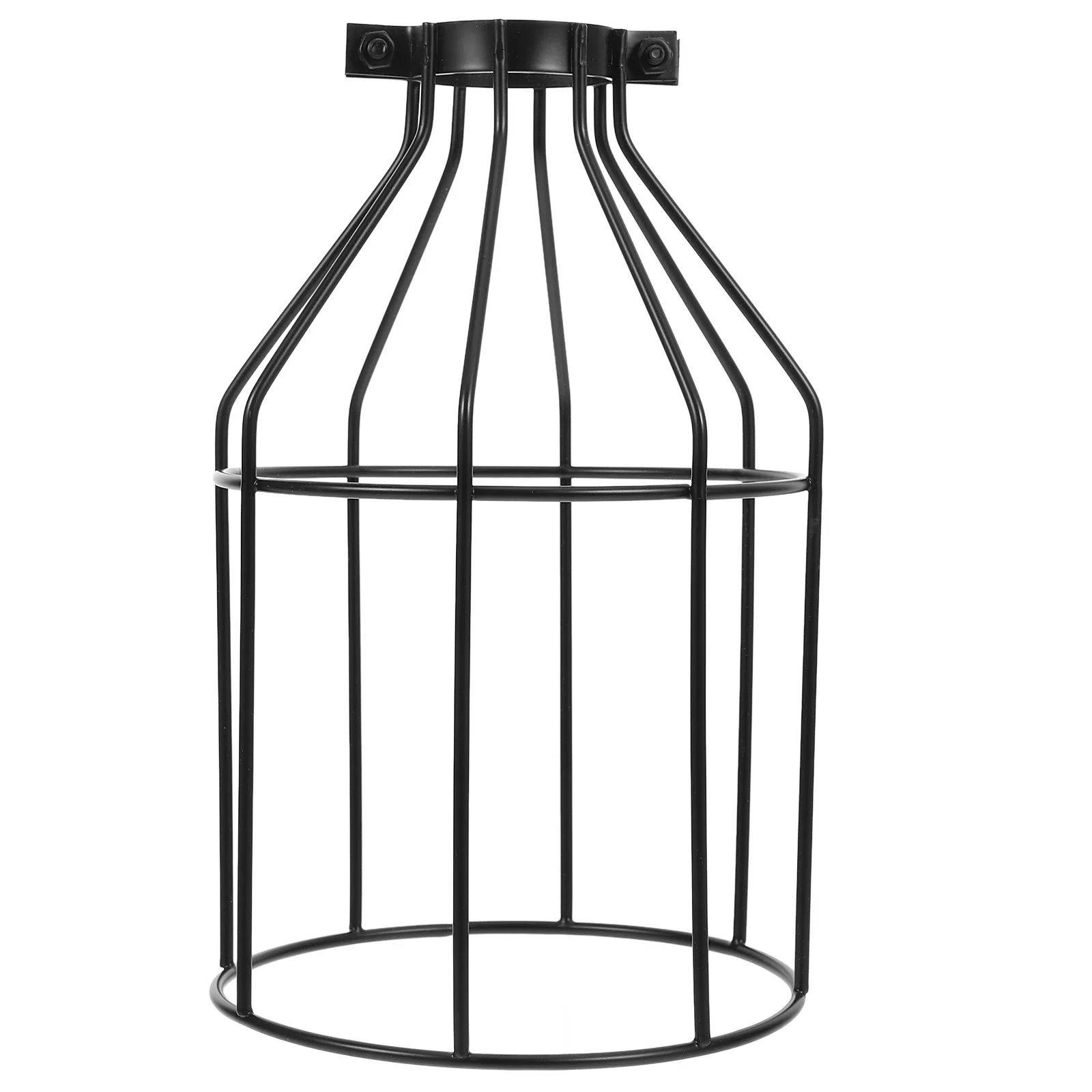 

Creative Simple Black Iron Lamp Shade Birdcage Design for Indoor Use Pendant Light Cover Hotel Home Restaurant Decorative Lamp