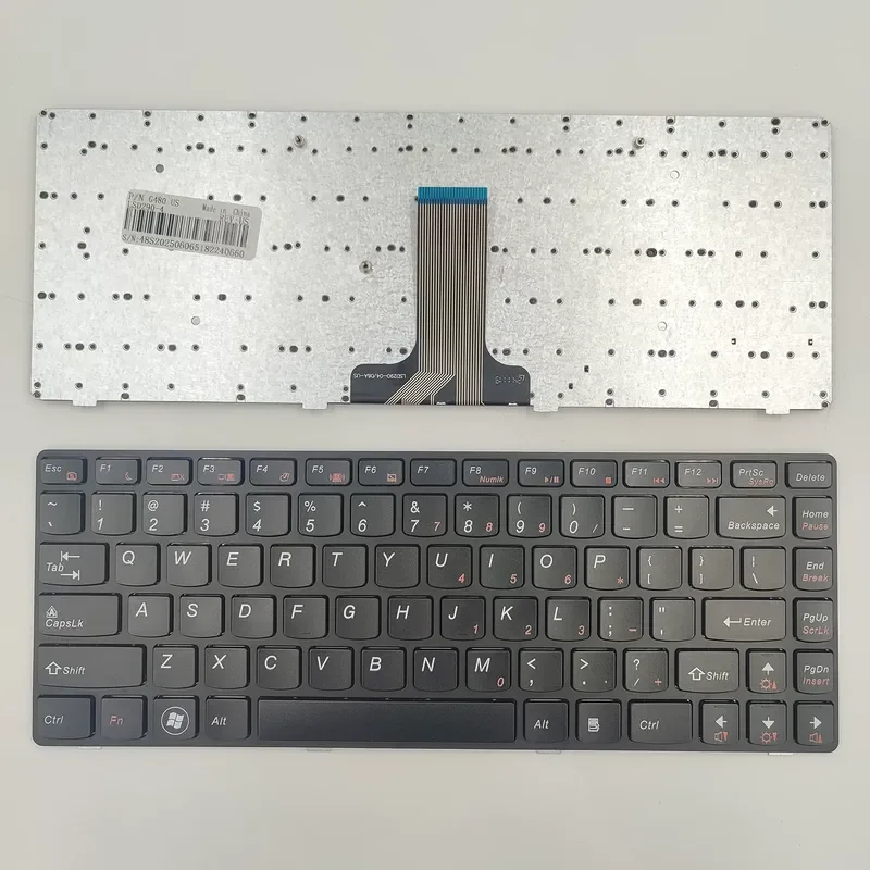 Teclado estadounidense para Lenovo G480 G480A G485 G485A G485G Z380 Z480 Z485