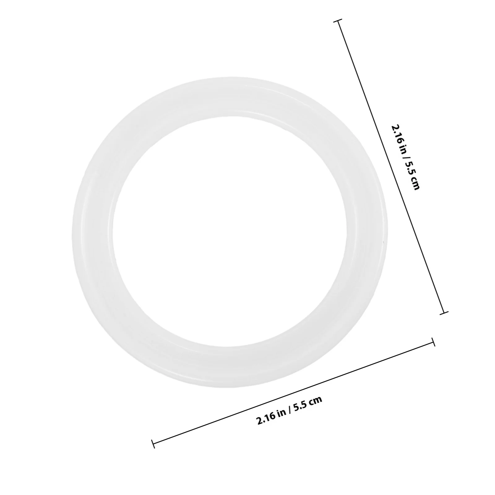 4 Buah Segel Silikon Tahan Lama untuk Tutup Terisolasi Kedap Udara Anti Bocor Pengganti Botol Teh Susu Gasket Tutup Cincin Segel Botol Silikon