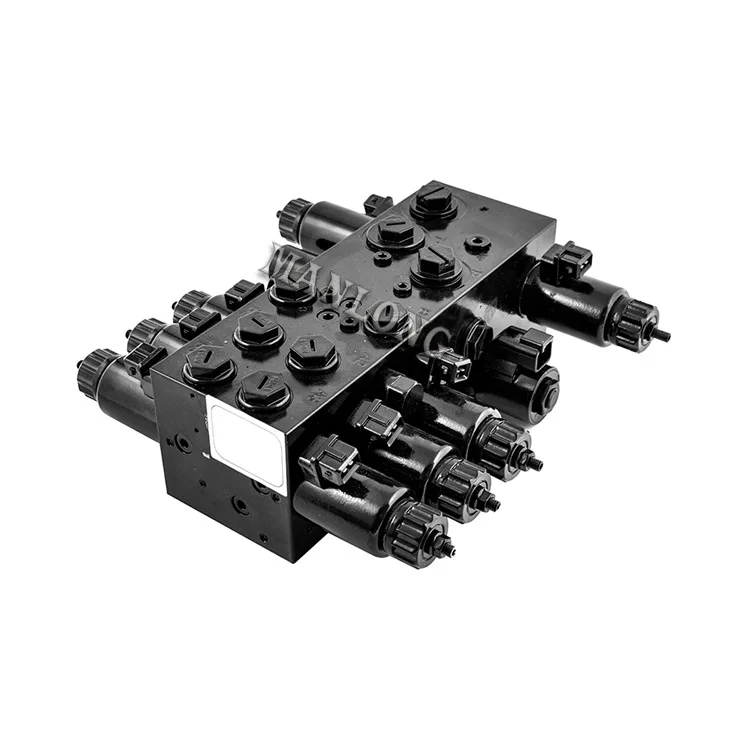 Applicable Linde forklift parts 1275 E25-E35 multi-way valve assembly (4 pieces) Valveless 0009443775