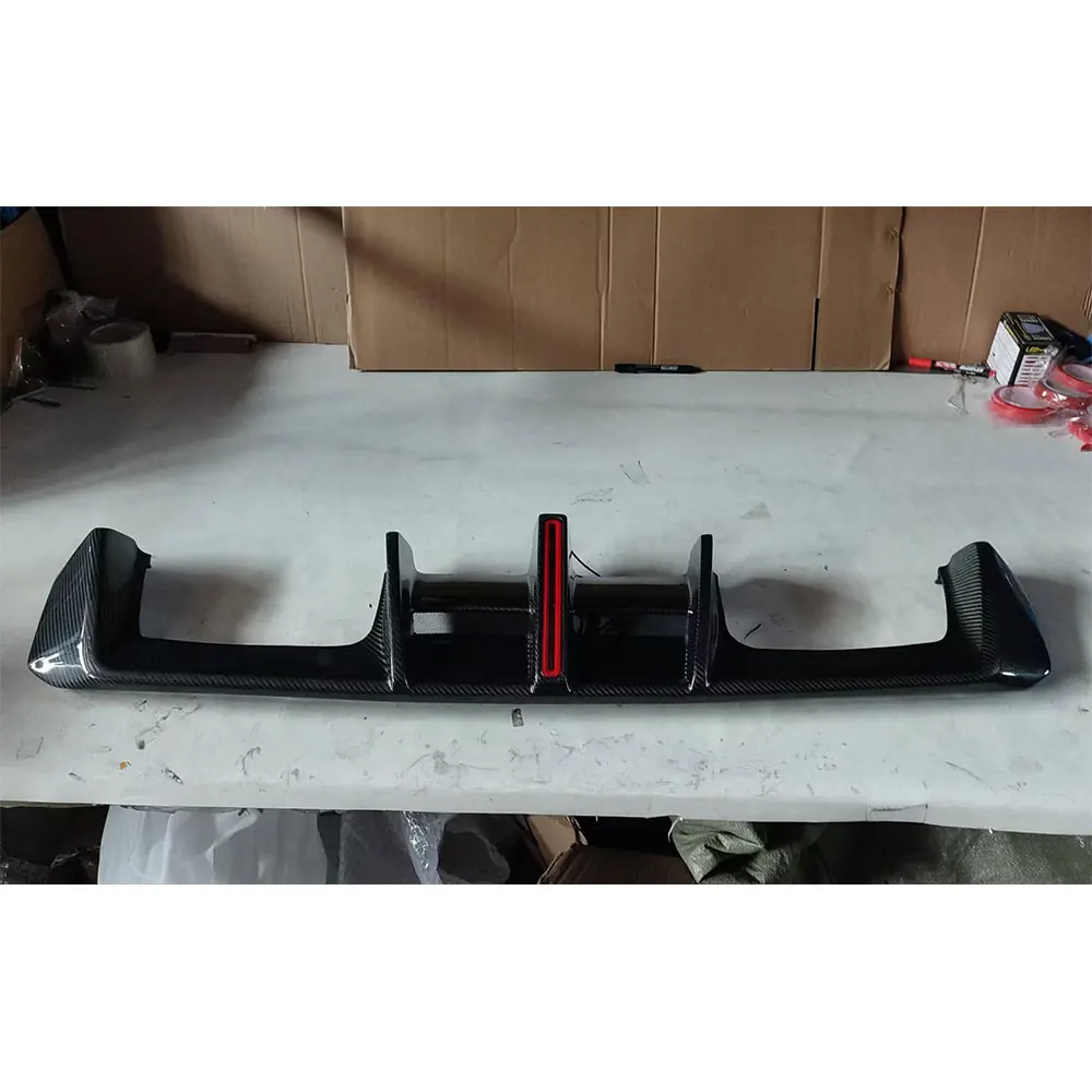 Dry Carbon Fiber Rear Bumper Diffuser Lip Spoiler for BMW G80 G82 G83 M3 M4 2021+ FRP Body Kits Accessories