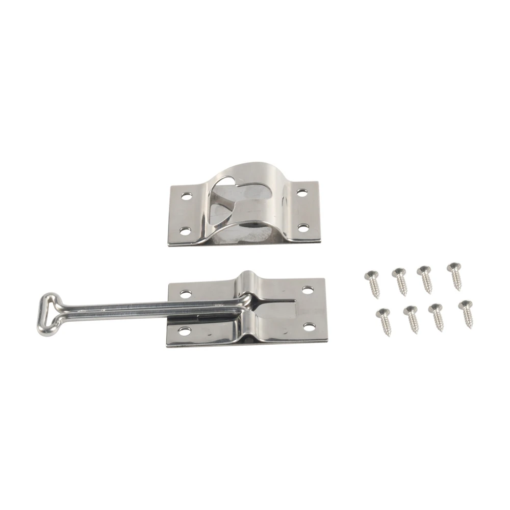 

2 Set RV Door Latch Trailer Door Latch Stainless Steel Camper Door Latch 6 Inch Metal T-Style For Cargo Trailer Truck Accessorie