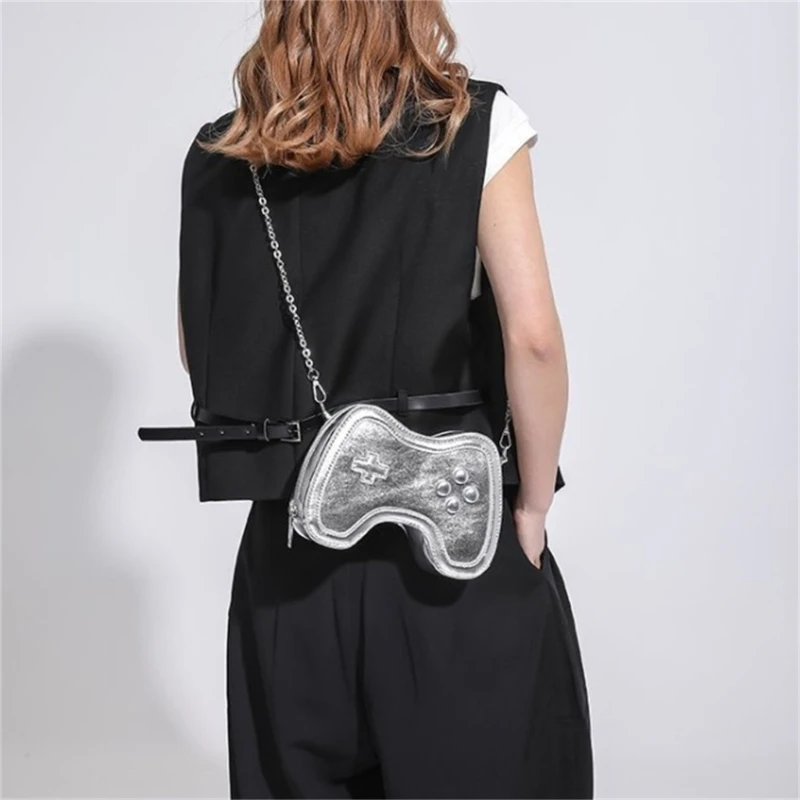 Fashion Shoulder Bag Gamepad Shaped Chain Bags PU Cosmatic Bag for Girl Women Crossbody Bags CreativeLady Purse