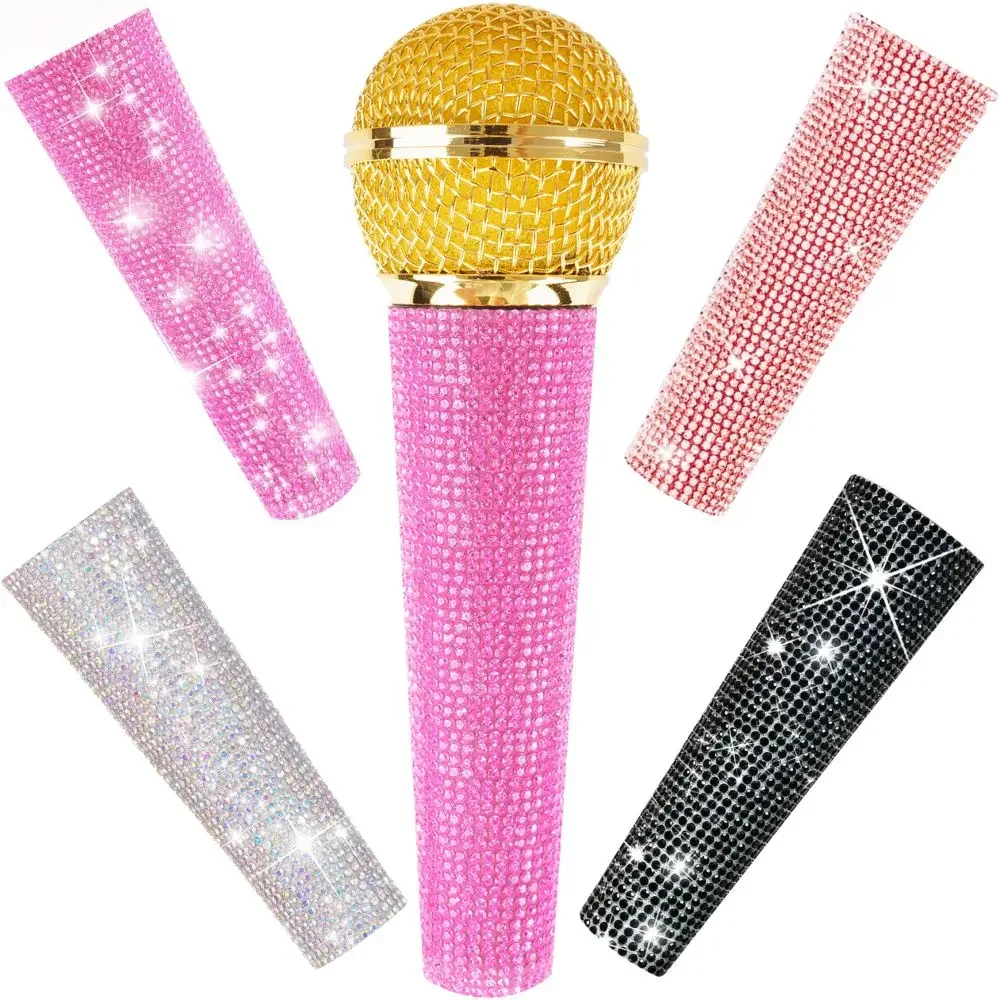 Capa Colorida para Microfone com Fio Shure SM58, Beta58 e Microfones Universais com Fio nas Cores Rosa, Ouro Rosê, Prata e Preto