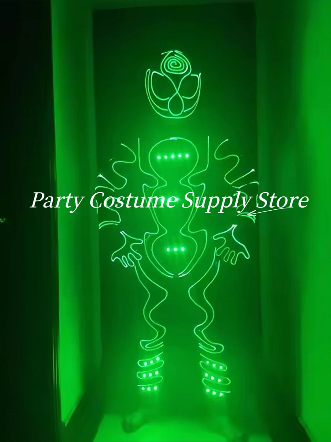 Fiber Optic Glow Suit Glow Performance Clothes LED Tron Legacy Suit Dancewear Nightclub Dresses