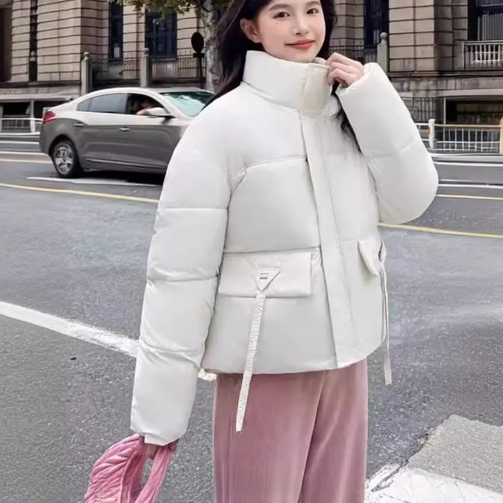 

Maillard Fashion down Cotton-Padded Jacket Short Thick All-Match Age-Reducing Little Man Style New Women's Cotton Coat