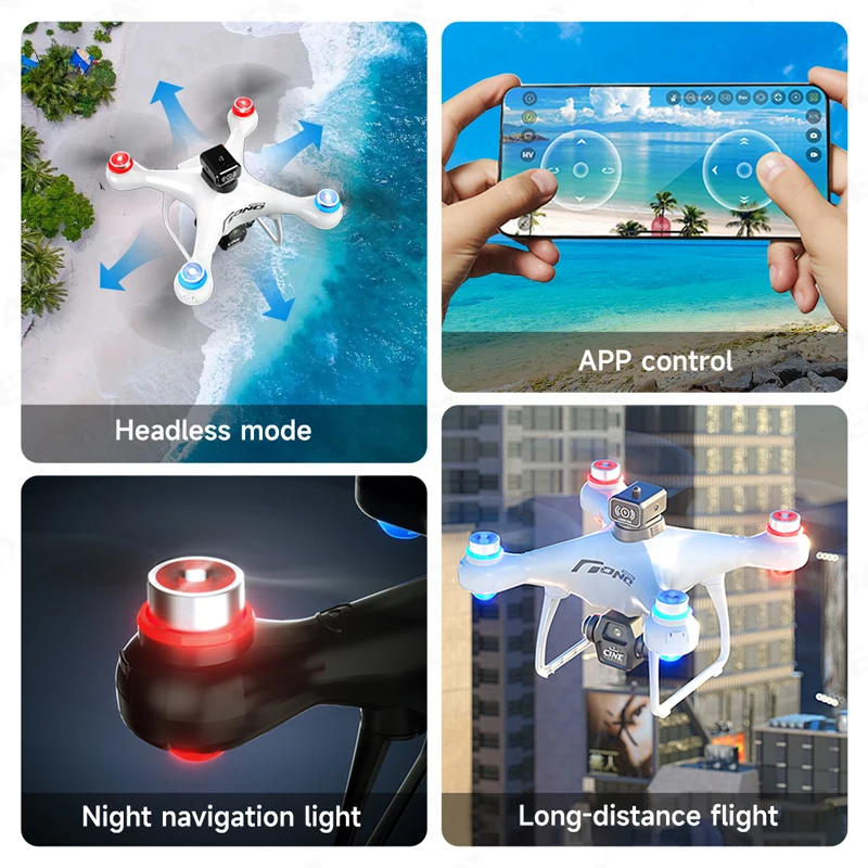 AXNEN E55AIR Drone Mini Dual Camera 8K Aerial HD Profesional