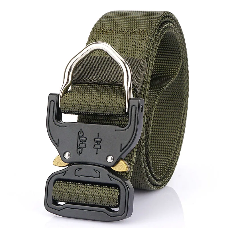 TUSHI Neue Taktische Gürtel Gewebt Langlebig Automatische Schnalle Männer Gürtel Armee Outdoor Jagd Multifunktionale Nylon Gürtel Mann Hosen Gürtel – Detail 14