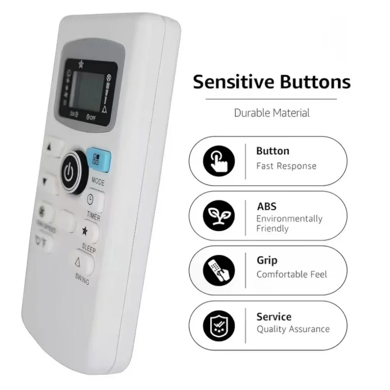 

Universal Air Conditioner Remote Control for TCL RCECAOSHAN UYKQ-44 CRAC1201 810900471BQ 810900471C BPACTO8BPACTO8WT