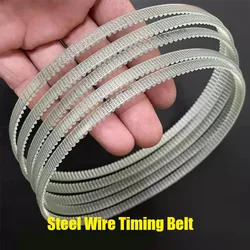 HTD 3M 447 Tooth 6.5mm Width 3mm Pitch Polyurethane Steel Wire Cogged Synchronous Timing Belt