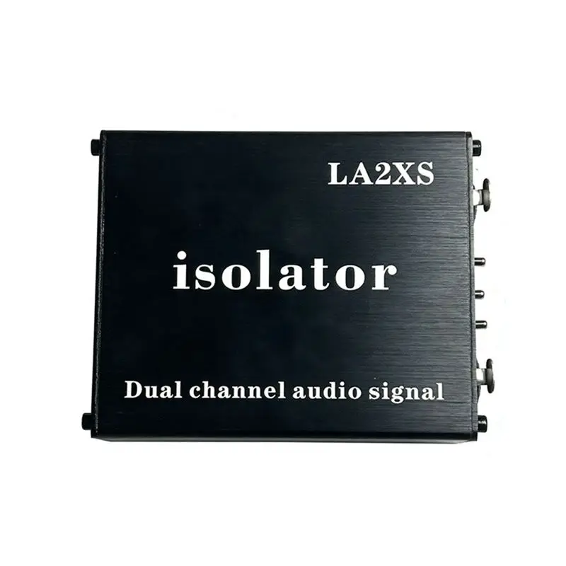 Y60A NEW-1Pcs Audio Isolator Noise Reduction Filter Eliminates Current Noise Dual-Channel 6.5 XLR Mixer Audio Isolator LA2XS