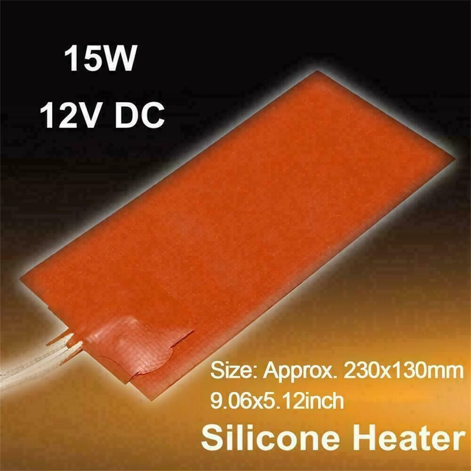 

100W Water Holding Tank Heater Pad For Car SUV Truck Camper Motorhome W5Z5 Thermostat Auto V9M0 Oil Pan Sump Tank Heated Plate