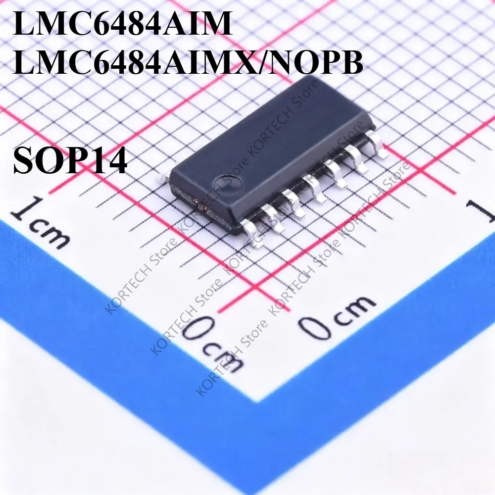 10PCS New Original LMC6484AIM LMC6484AIMX/NOPB Operational Amplifier Package SOP14