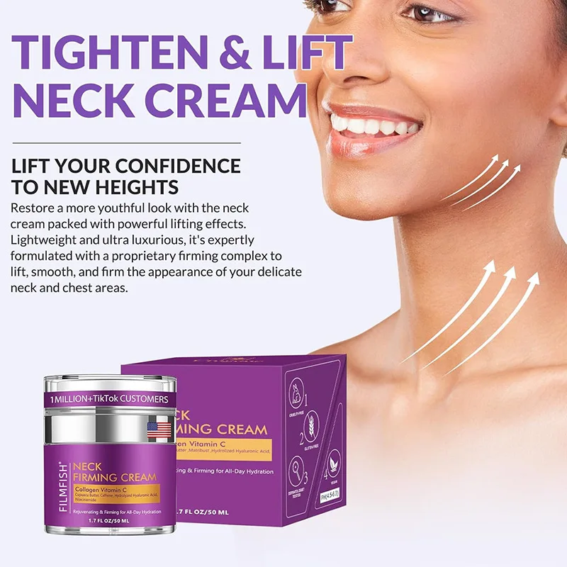 

Neck Firming Cream Moisturizing And Nourishing For Smooth And Elastic Skin Lightweight Non Greasy Neck Care Treatment