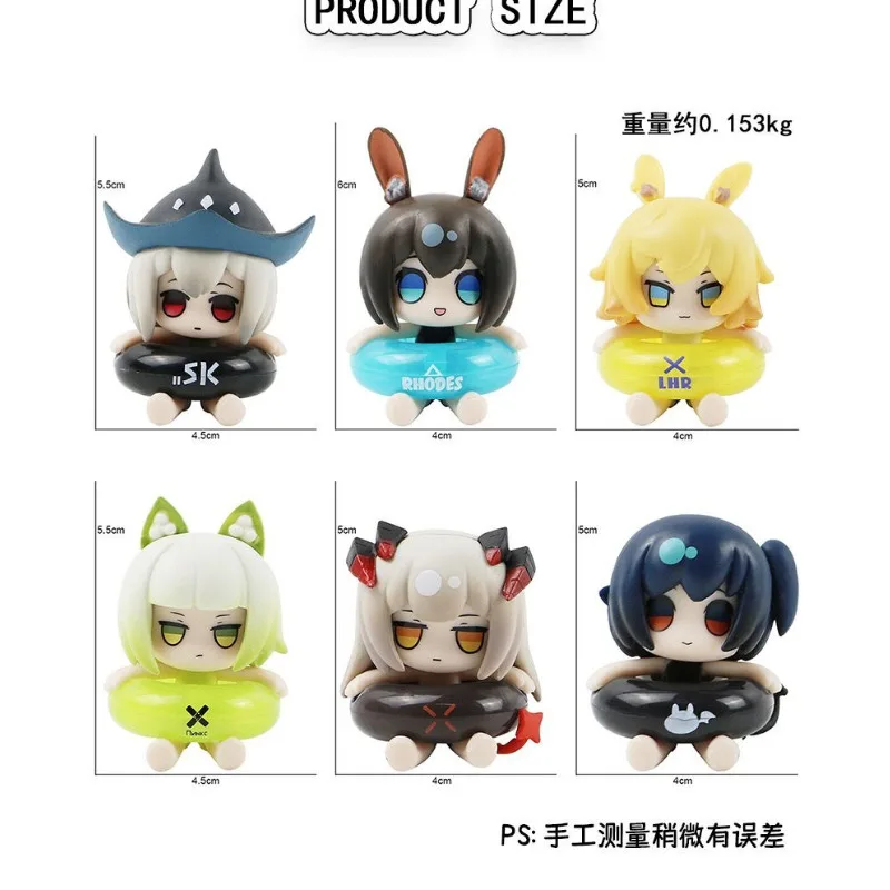 ゲーム Arknights ブラインドボックススカディ Kal'tsit アミヤエイダ閉鎖教会サリアアクションフィギュアモデルデスクトップ装飾人形子供のおもちゃギフト