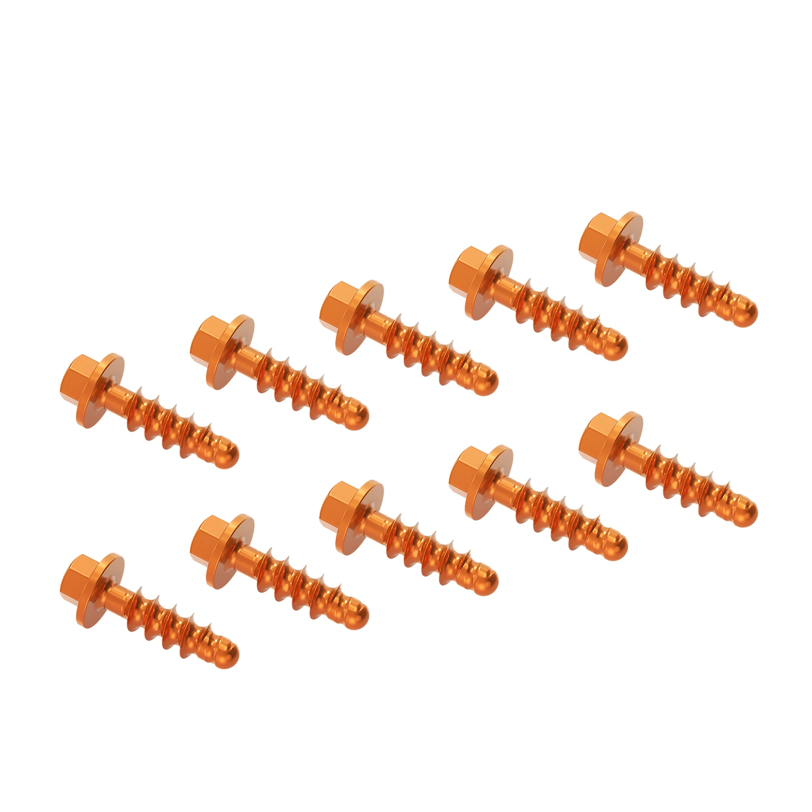NICECNC For KTM EXC 300 SX 125 SXF 450 EXCF 350 XCW 500 XC300 XCF 250 EXC 250 TPI SD 6D 2004-2022 10PCS Tapping Screw Bolts Kit