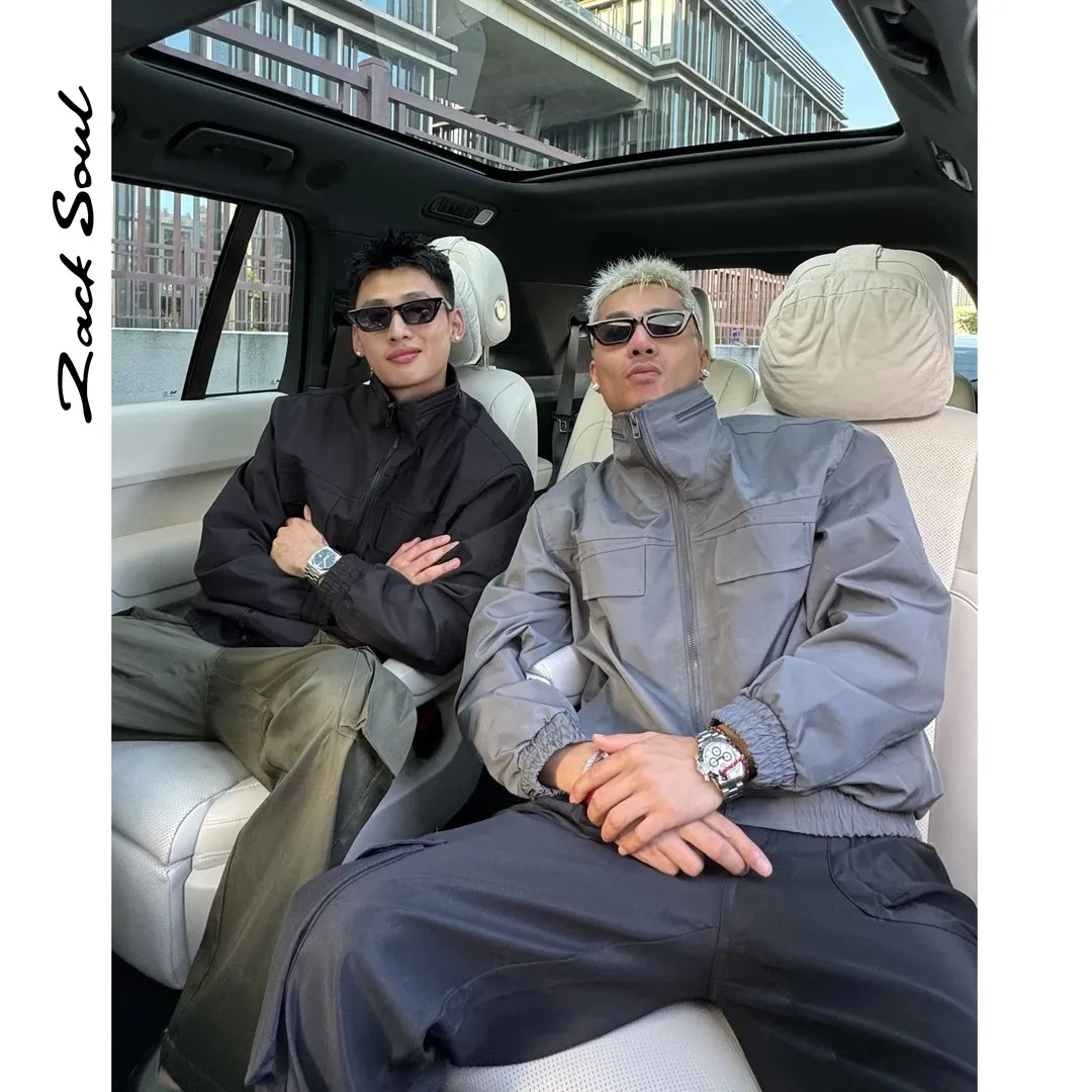 

Ретро-куртка American Ranger: Ветрозащитная рабочая куртка на молнии с потайным капюшоном для активного отдыха и спорта для молодежи