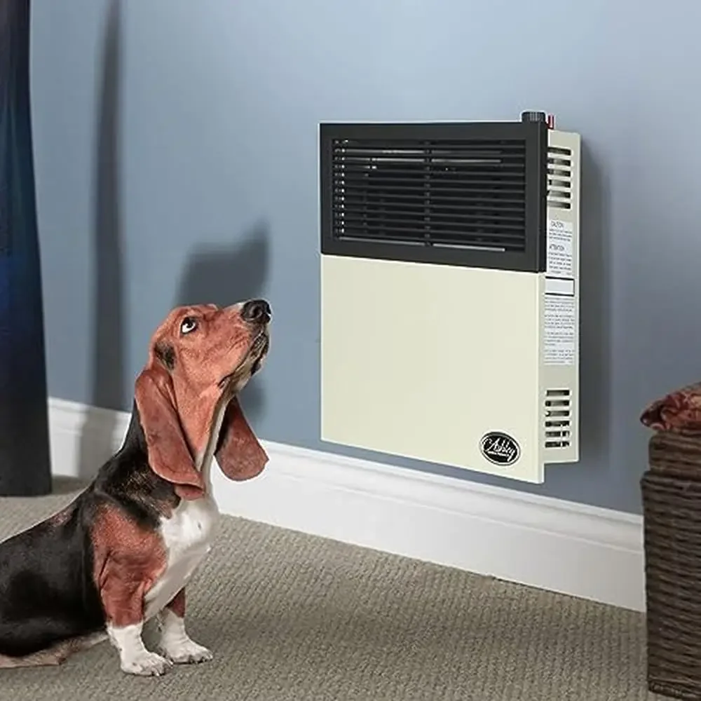 다이렉트 벤트 프로판 벽 히터, 11,000 BTU 안전 파일럿 스테인리스 스틸 버너 키트, 빠른 가열, 무소음 작동 컴팩트 공간