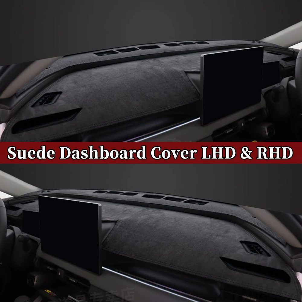 

Новый замшевый коврик на приборную панель автомобиля, защита от УФ-излучения, аксессуары для Toyota RAV4 XA60 2026 2027 RAV 4 XA 60 Hybrid