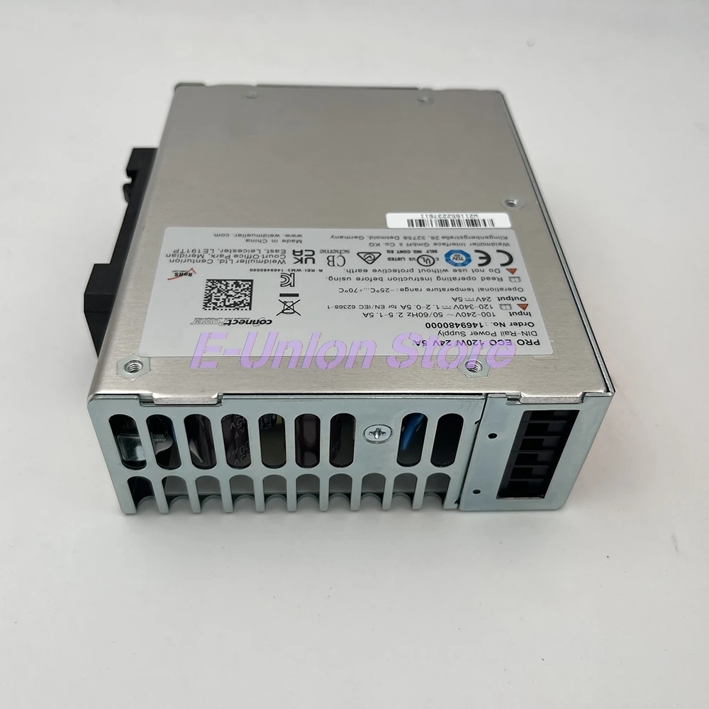 1Pcs PRO ECO 120W 24V 5A DIN-Rail Power Supply 1469480000