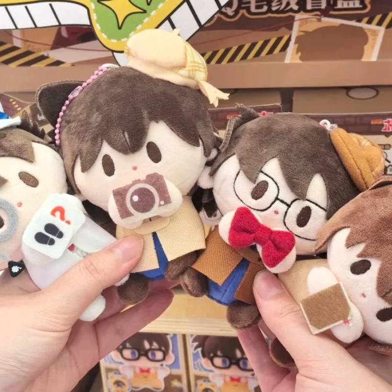 Original Blind Box Neue Offizielle Detektiv Conan Detektiv Babyq Niedliche Plüsch Cartoon Puppe Anhänger Tasche Sammlung Geschenk Spielzeug
