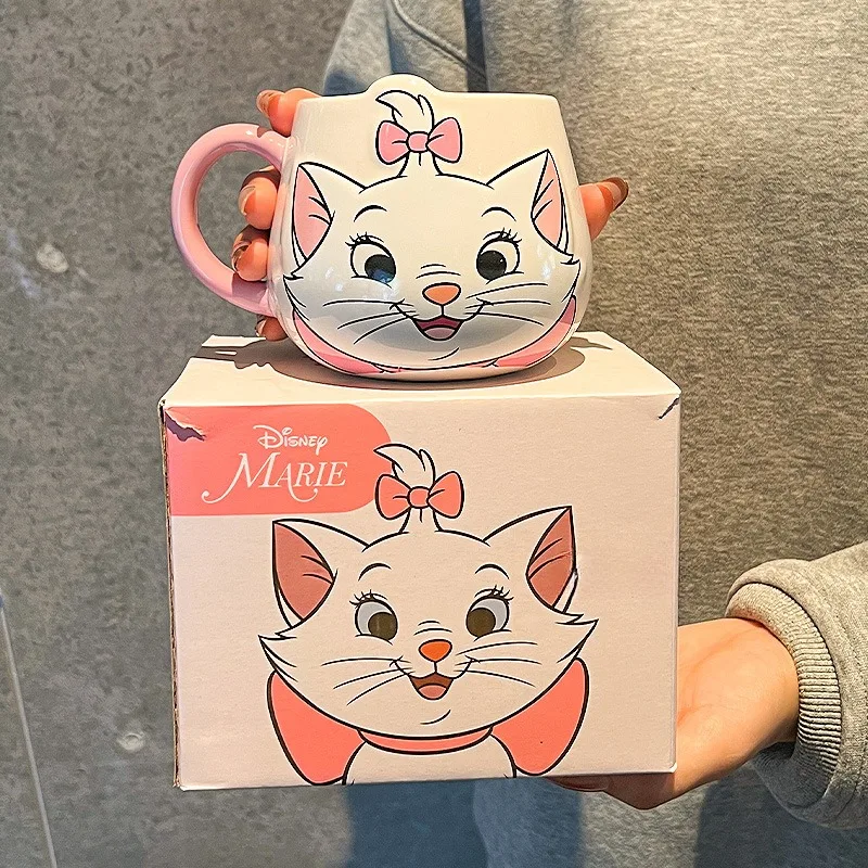 جديد ماري كات كبير البطن القدح مكتب فنجان القهوة كوب حليب كوب ماء الإبداعية صبي فتاة هدية مع صندوق هدية