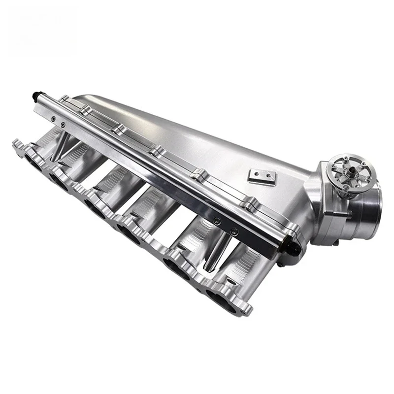 Sell Well SK CUSTOM Billet Aluminum 100 Mm Throttle Body 2Jz Gte Intake Manifold With 6 Injector Fuel Rail