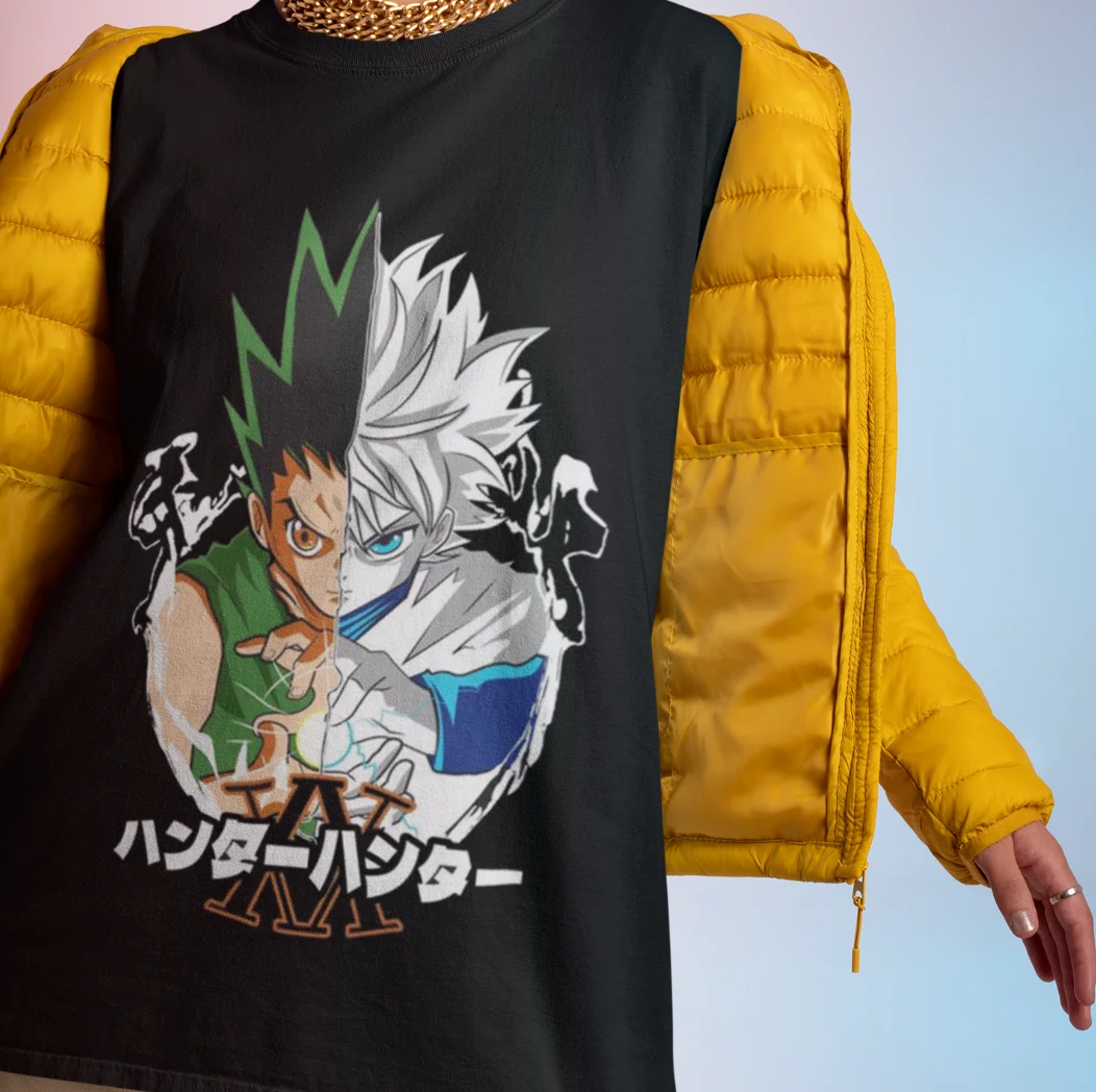 Killua Shirt Gon Hunter X Hunter Tshirt HXH T-Shirt Anime Hisoka Meruem Illumi