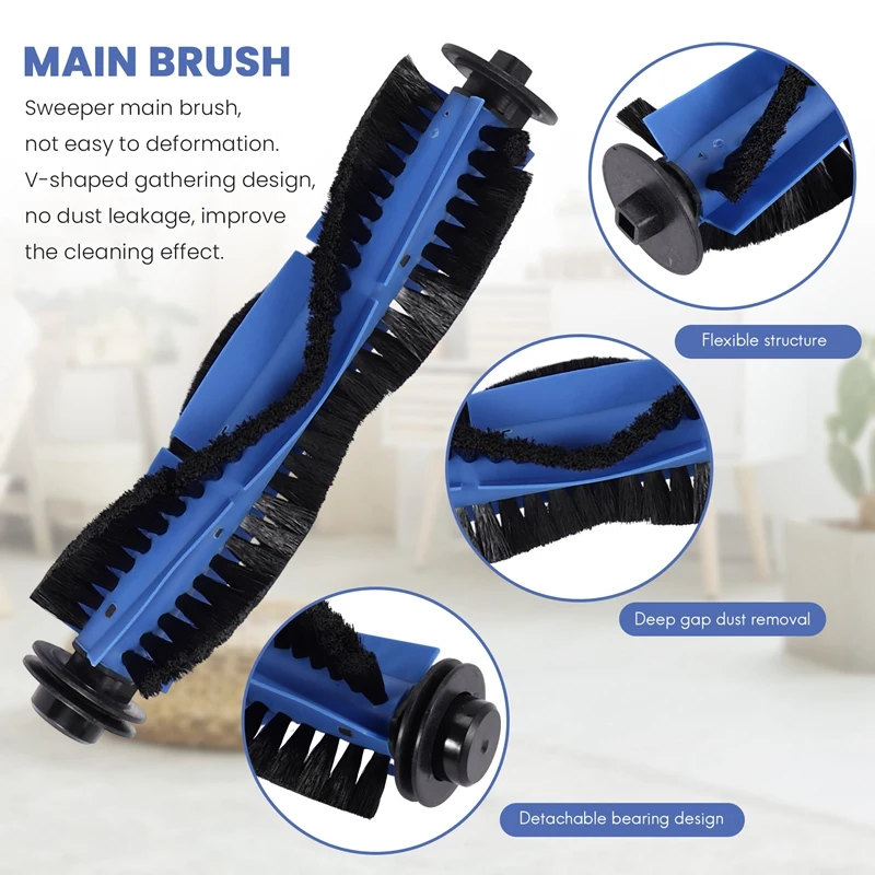 Accessories Kit For Eufy Robovac 11S Max, Replacement Parts For Robovac 15C Max 30C Max Robotic Vacuum Cleaner 12 Pack