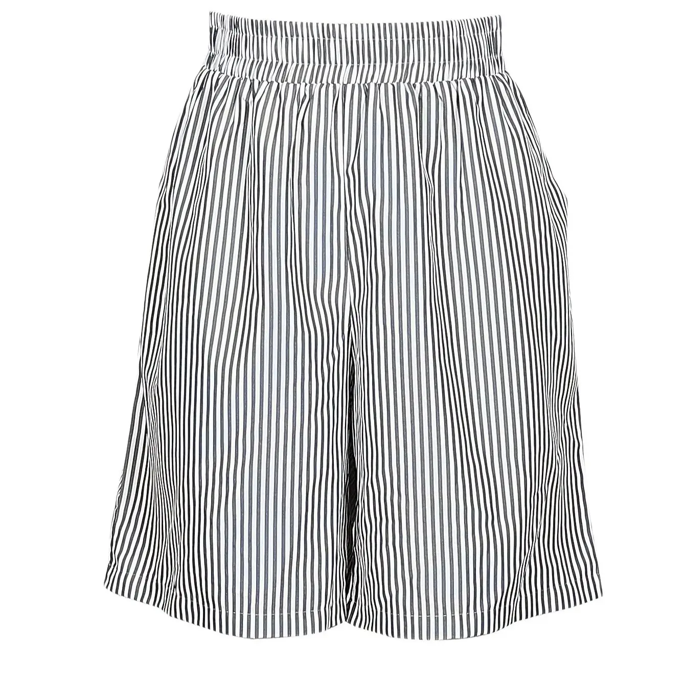 AliExpress Plus Size Ladies Cotton Linen Stripe Summer Beach Shorts Cycling Fitness Yoga Casual Shorts Breathable Soft Pajama Bottoms