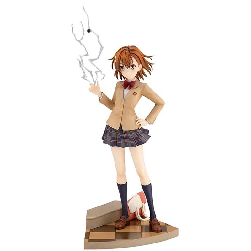 

A Certain Scientific Railgun Misaka Mikoto JK PVC Action Figure - Authentic and Original Anime Model Toy Doll, Ideal for Gifting