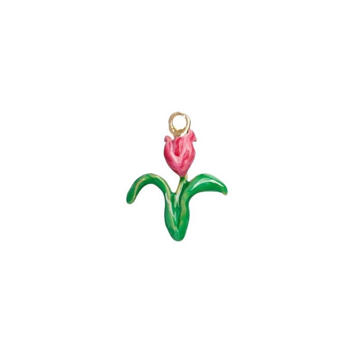 Neue Edelstahl-Unterwäsche zum Selbermachen, Blumen-Tropfenöl, kleiner Anhänger, vergoldet, Farbkonservierung – Detail 5