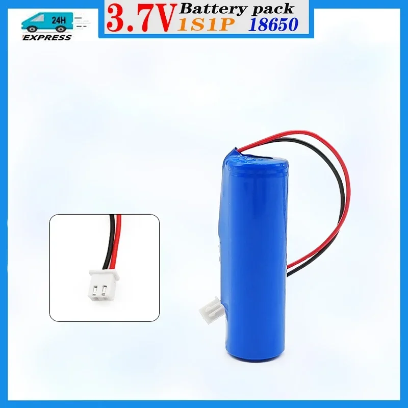 3.7V 1 s1p bateria 18650 3400mAh fishing LED lampka Bluetooth głośnik awaryjny DIY bateria z wtyczką PH2.0 kabel