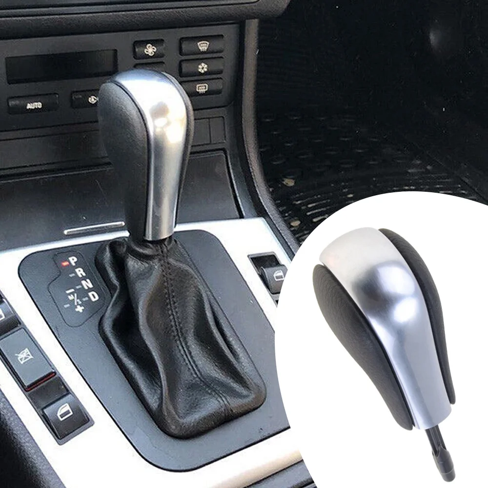 

Car Automatic Gear Shift Knob Lever Shifter Stick Carbon Fiber Black For BMW 1 3 Series E81 E82 E87 E90 E92 E93 LHD
