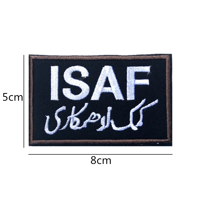 Embroidery Tactical Flag Patches USAF Badges Insignia Decals Clothing Backpack Decals  Badge Afghan ISAF U.S. Army Outdoor